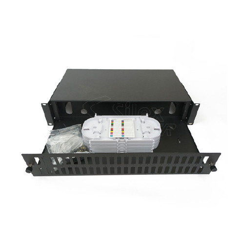 PANEL DE MONTAJE RACKEABLE 2U PARA FIBRA OPTICA 24/48P